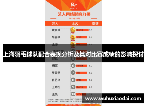 上海羽毛球队配合表现分析及其对比赛成绩的影响探讨